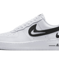 Nike Air Force 1 Low '07 FM Cut Out Swoosh White Black