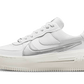 Nike Air Force 1 Low Platform Summit White Metallic Silver