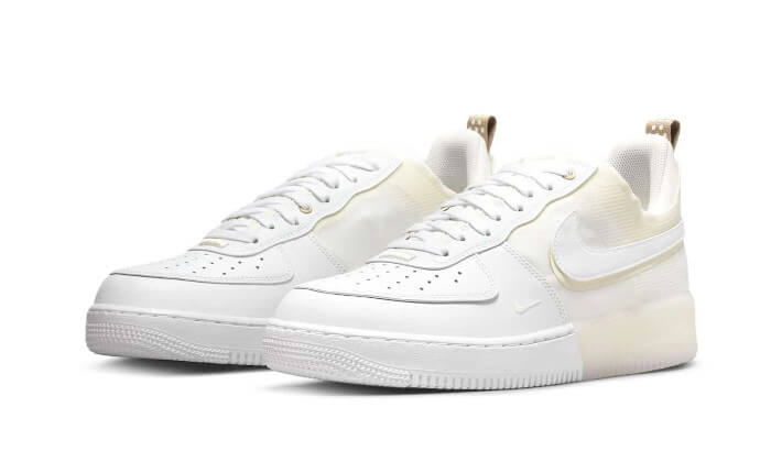 Air Force 1 Low React Coconut Milk (DH7615-100) - 36.5 EU - 4.5 US - White | SOSUKICKS