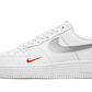 Nike Air Force 1 Low White Red Mini Swoosh - DO6709-100