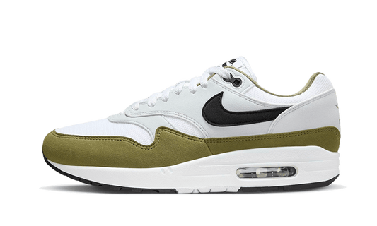 Nike Air Max 1 White Black Medium Olive