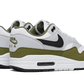 Nike Air Max 1 White Black Medium Olive