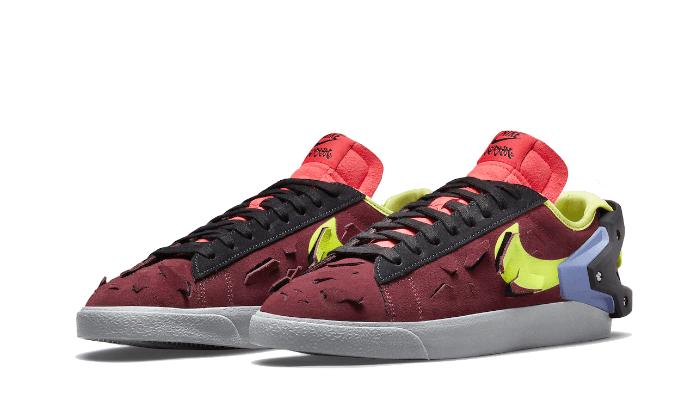 Blazer Low Acronym Night Maroon (DN2067-600) - 36.5 EU - 4.5 US - Burgundy | SOSUKICKS
