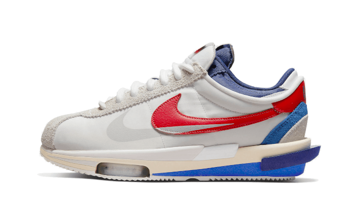 Cortez 4.0 Sacai White University Red Blue (DQ0581-100) - EU 35.5–47.5 - Blue | SOSUKICKS