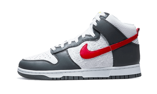 Dunk High Embossed Basketball Grey Red (FD0668-001) - EU 38.5–46 - Gray | SOSUKICKS