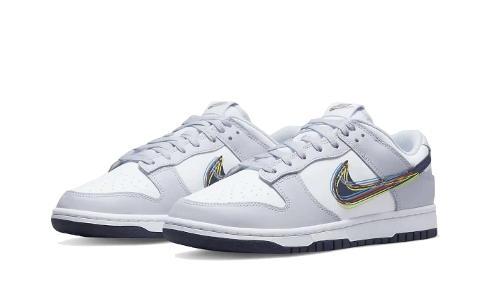 Dunk Low 3D Swoosh (DV6482-100) - 39 EU - 6.5 US - White | SOSUKICKS