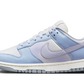 Dunk Low White Blue Airbrush