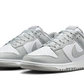 Dunk Low Retro White Light Smoke Grey (HF5441-105) - 39 EU - 6.5 US - Gray | SOSUKICKS