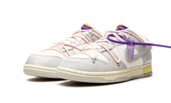 Dunk Low Off-White Lot 24 (DM1602-119) - 40.5 EU - 7.5 US - White | SOSUKICKS