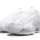 Shox R4 White Metallic Silver (AR3565-101) - 36.5 EU - 4.5 US - Gray | SOSUKICKS