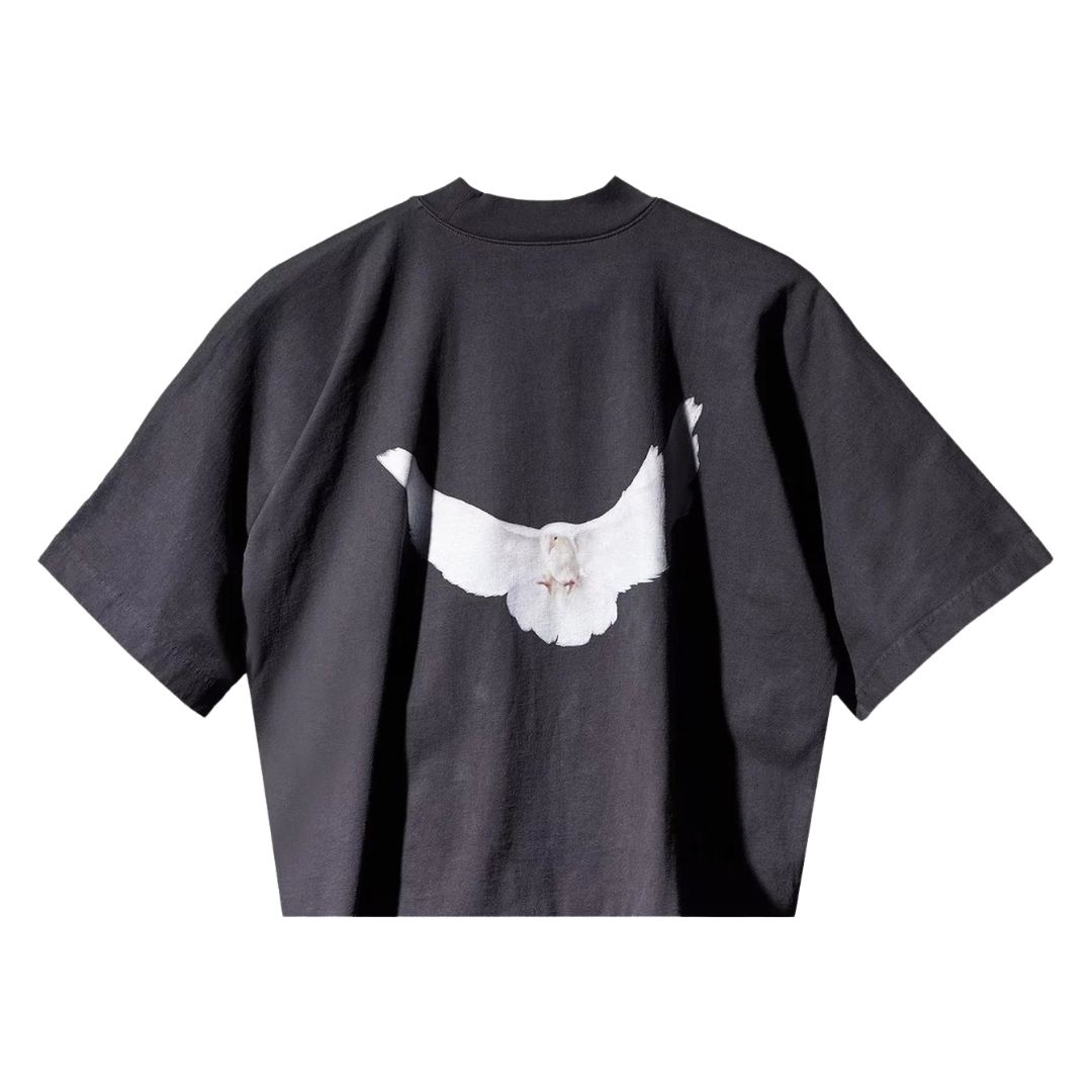 Tricou No Seam Yeezy Gap Engineered by Balenciaga Dove Black