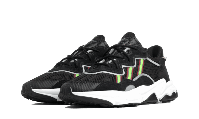 Ozweego Core Black Solar Green (EE7002) - 36 2/3 EU - 4.5 US - Green | SOSUKICKS
