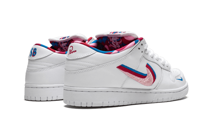 SB Dunk Low Parra (CN4504-100) - 41 EU - 8 US - White | SOSUKICKS