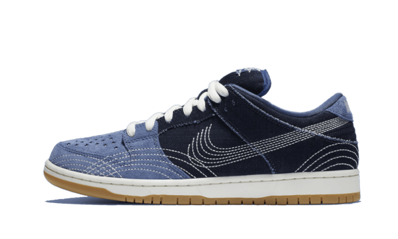 SB Dunk Low Sashiko (CV0316-400) - EU 36–46 - Blue | SOSUKICKS