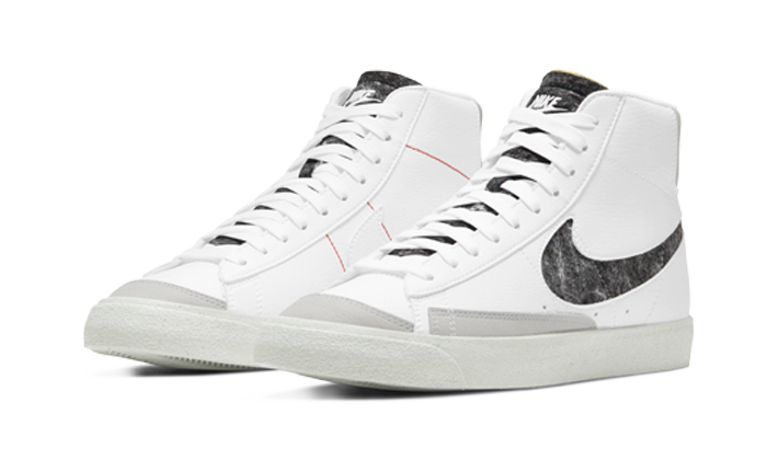 Blazer Mid 77 Vintage Recycled Wool (CW6726-100) - 36 EU - 4 US - White | SOSUKICKS
