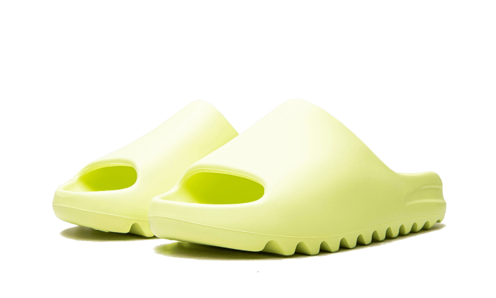 Yeezy Slide Glow Green (Restock Pair 2022) (HQ6447) - 38 EU - 5 US - Green | SOSUKICKS