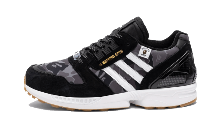 ZX 8000 Bape Undefeated Black (FY8852) - EU 40–46.666666666666664 - Black | SOSUKICKS
