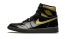 Air Jordan 1 High Black Metallic Gold