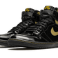 Air Jordan 1 High Black Metallic Gold - 555088-032