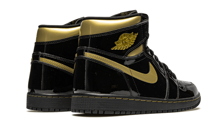 Air Jordan 1 High Black Metallic Gold - 555088-032