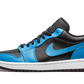 Air Jordan 1 Low Laser Blue Black - 553558-410