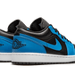 Air Jordan 1 Low Laser Blue Black - 553558-410