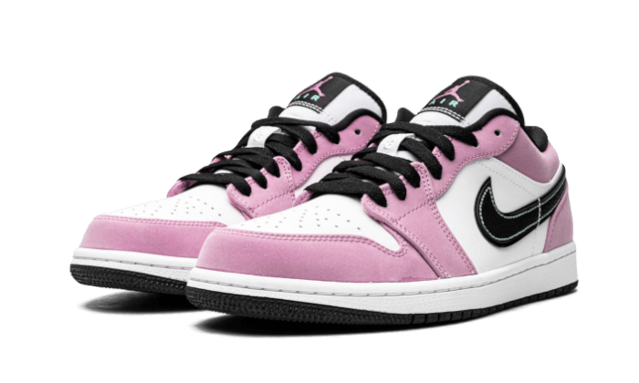 Air Jordan 1 Low SE Violet Shock White Black - CK3022-503