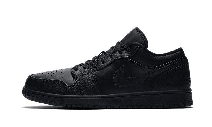 Air Jordan 1 Low Triple Black - 553558-091