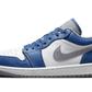 Air Jordan 1 Low True Blue - 553558-412