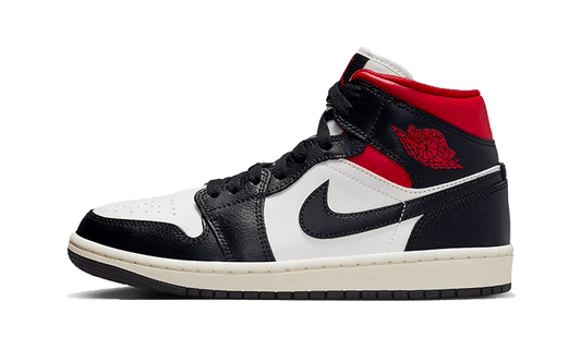 Air Jordan 1 Mid Black Gym Red - BQ6472-061