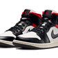 Air Jordan 1 Mid Black Gym Red - BQ6472-061