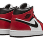 Air Jordan 1 Mid Chicago Black Toe - 554724-069