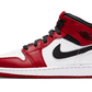 Air Jordan 1 Mid Chicago White - 554725-173