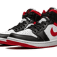 Air Jordan 1 Mid Gym Red Black White - 554724-122