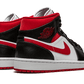 Air Jordan 1 Mid Gym Red Black White - 554724-122