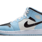 Air Jordan 1 Mid Ice Blue - 555112-401