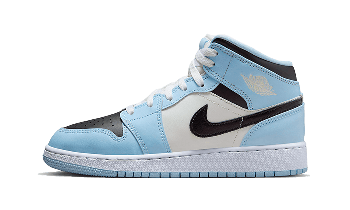 Air Jordan 1 Mid Ice Blue - 555112-401