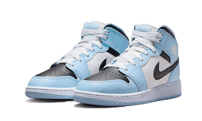 Air Jordan 1 Mid Ice Blue - 555112-401