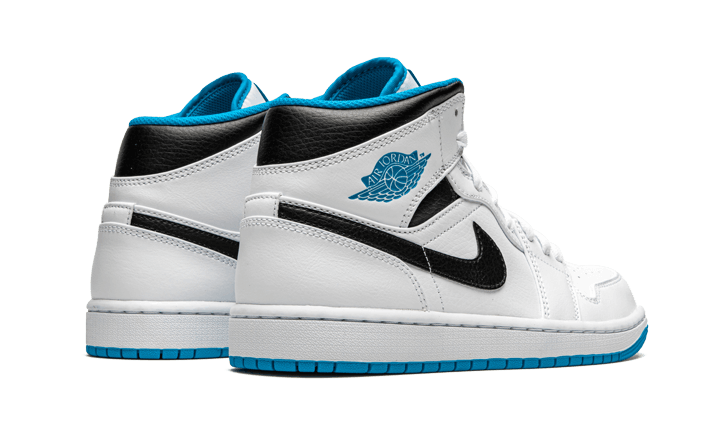 Air Jordan 1 Mid Laser Blue - 554724-141