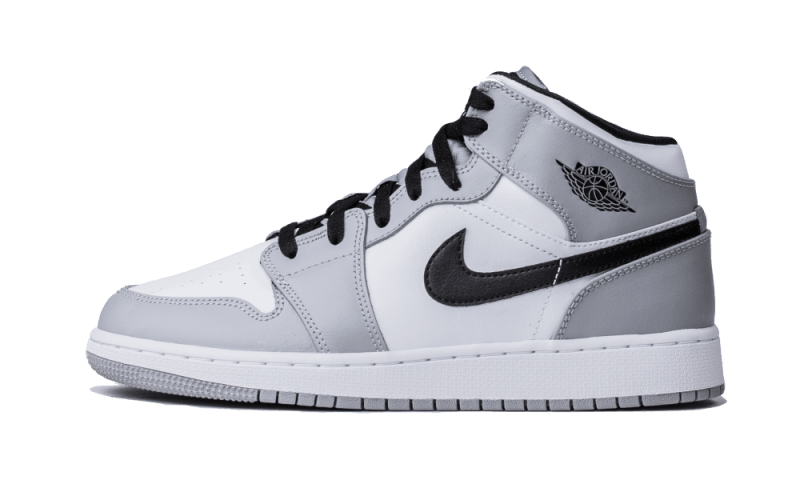 Air Jordan 1 Mid Light Smoke Grey - 554724-092