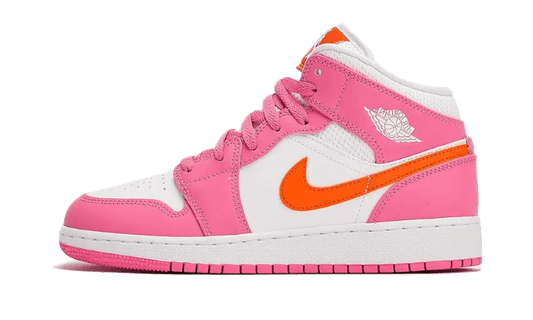 Air Jordan 1 Mid Pinksicle Safety Orange - DX3238-681