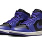 Air Jordan 1 Mid Purple Black - BQ6472-051