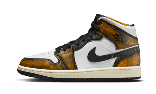 Air Jordan 1 Mid SE Orange Wear-Away - DQ8417-071