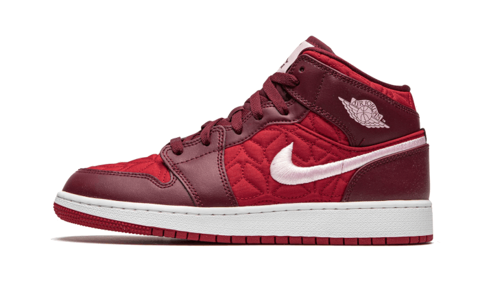 Air Jordan 1 Mid SE Red Quilt - AV5174-600