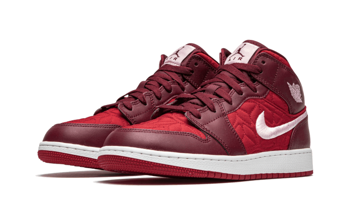 Air Jordan 1 Mid SE Red Quilt - AV5174-600