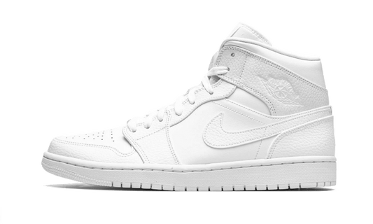 Air Jordan 1 Mid Triple White (2020) - 554725-130