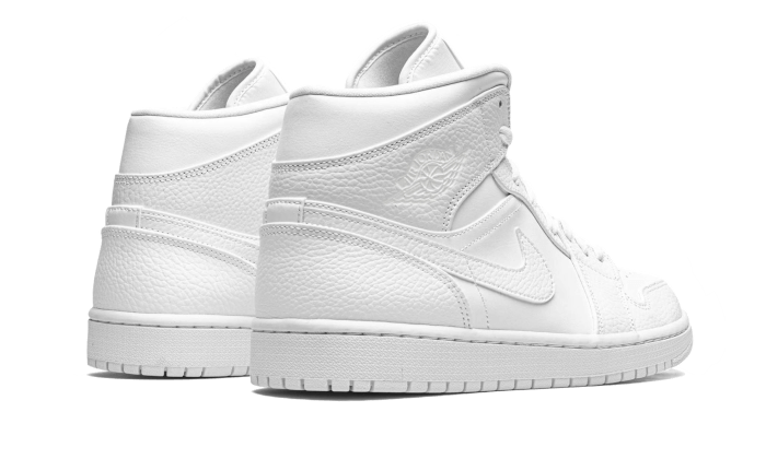 Air Jordan 1 Mid Triple White (2020) - 554725-130