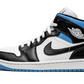 Air Jordan 1 Mid University Black White - BQ6472-102