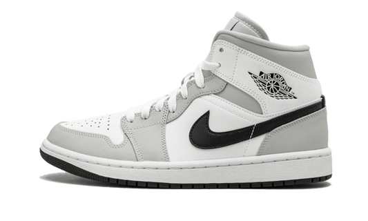 Air Jordan 1 Mid White Light Smoke Grey - BQ6472-015