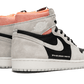 Air Jordan 1 Retro High Neutral Grey Hyper Crimson - 555088-018